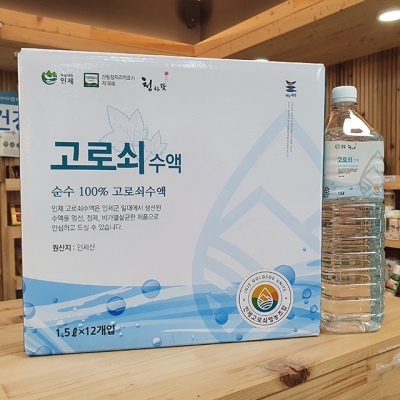 인제로컬푸드,인제 고로쇠 수액 1.5L X 12개 [로컬푸드]